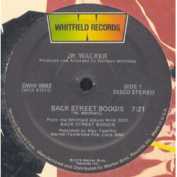 Junior Walker Back Street Boogie USED VINYL 12INCH 33 S RPM