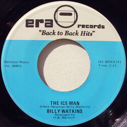 Billy Watkins The Ice-Man / The Blue And Lonely Vinyl 7" USED