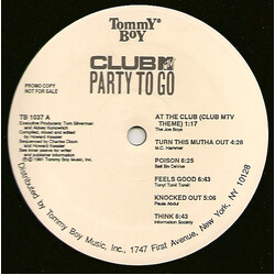 Various Club MTV Party To Go Volume One Vinyl LP USED