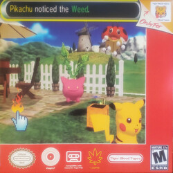 Office WRKR Pikachu Noticed The Weed Vinyl LP USED