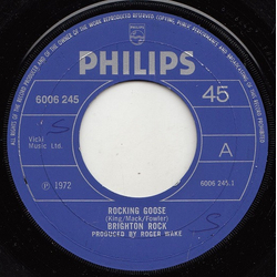 Brighton Rock (2) Rocking Goose / Faded Denim Vinyl 7" USED