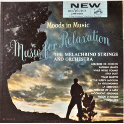 The Melachrino Strings / The Melachrino Orchestra Moods In Music:  Music For Relaxation Vinyl LP USED