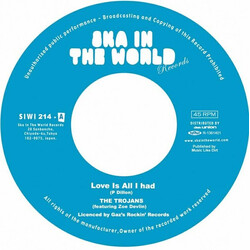 The Trojans Love Is All I Had Vinyl 7" USED