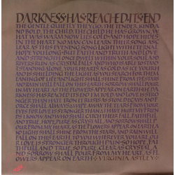 Virginia Astley Darkness Has Reached Its End Vinyl 12" USED