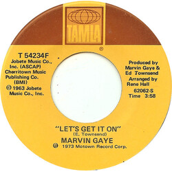 Marvin Gaye Let's Get It On Vinyl 7" USED