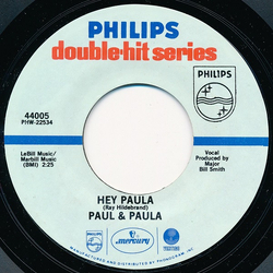 Paul & Paula Hey Paula / Something Old, Something New Vinyl 7" USED
