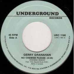 Gerry Granahan No Chemise Please / Dance Girl Dance Vinyl 7" USED