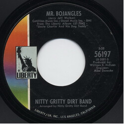 Nitty Gritty Dirt Band Mr. Bojangles Vinyl 7" USED