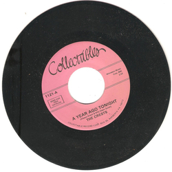 The Crests A Year Ago Tonight / Paper Crown Vinyl 7" USED