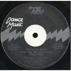 The S.O.S. Band Take Your Time (Do It Right) Vinyl 12" USED