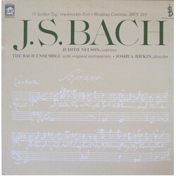 Johann Sebastian Bach / Judith Nelson / The Bach Ensemble / Joshua Rifkin Wedding Cantata Vinyl LP USED