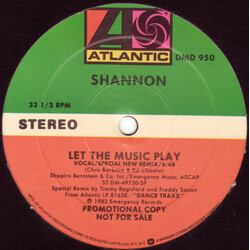 Shannon / Steve Arrington Let The Music Play / Dancin' In The Key Of Life (New Special Remix Versions) Vinyl 12" USED