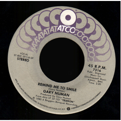 Gary Numan Remind Me To Smile Vinyl 7" USED