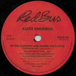 Keith Emerson Up The Elephant And Round The Castle Vinyl 7" USED