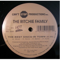 The Ritchie Family The Best Disco In Town Vinyl 12" USED