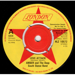 Amber (16) / Deep South Dance Band Love Attack Vinyl 7" USED