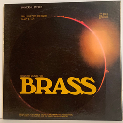 Wallingford Riegger / Alvin Etler Modern Music For Brass Vinyl LP USED