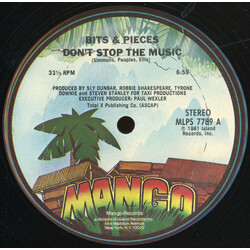 Bits & Pieces Don't Stop The Music Vinyl 12" USED
