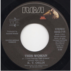 K.T. Oslin This Woman Vinyl 7" USED