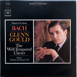 Johann Sebastian Bach / Glenn Gould The Well-Tempered Clavier (Book I, Preludes And Fugues 9-16) Vinyl LP USED