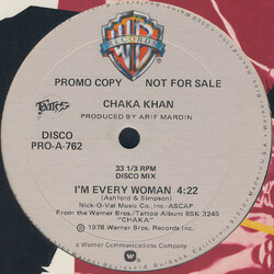 Chaka Khan I'm Every Woman Vinyl 12" USED