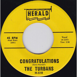 The Turbans Congratulations / The Wadda-Do Vinyl 7" USED
