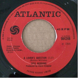 Otis Redding A Lover's Question Vinyl 7" USED
