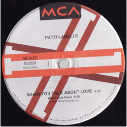Patti LaBelle When You Talk About Love USED VINYL 12INCH 33 S RPM