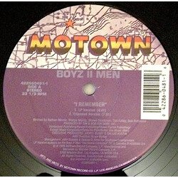 Boyz II Men I Remember USED VINYL 12INCH 33 S RPM