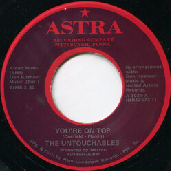 The Untouchables (9) You're On Top Vinyl 7" USED