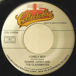 Ronnie Jones / The Classmates (10) Lonely Boy Vinyl 7" USED