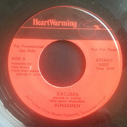 The Kingsmen (3) Excuses Vinyl 7" USED