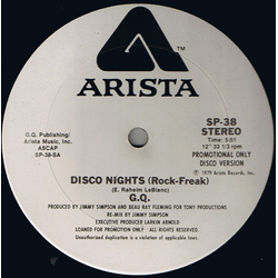 GQ Disco Nights (Rock-Freak) Vinyl 12" USED