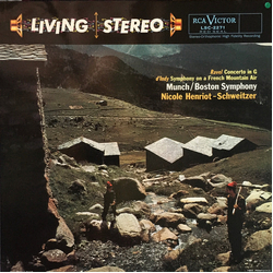 Maurice Ravel / Vincent d'Indy / Charles Munch / Nicole Henriot-Schweitzer / Boston Symphony Orchestra Concerto In G / Symphony On A French Mountain A