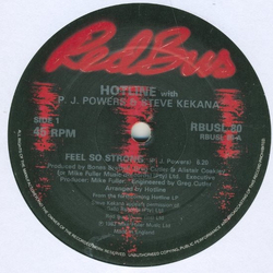 Hotline (3) / P.J. Powers / Steve Kekana Feel So Strong Vinyl 12" USED