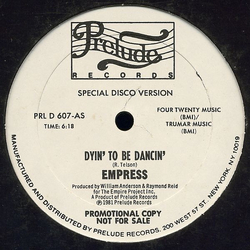 Empress Dyin' To Be Dancin' Vinyl 12" USED