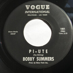Bob Summers Pi-Ute / The Big Guitar Vinyl 7" USED