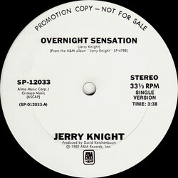 Jerry Knight Overnight Sensation Vinyl 12" USED