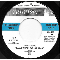 Les Baxter & His Orchestra Theme From "Lawrence Of Arabia" Vinyl 7" USED