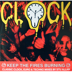 Clock Keep The Fires Burning Vinyl 12" USED