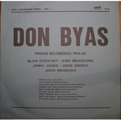 Don Byas Private Recordings 1944-45 Vinyl LP USED