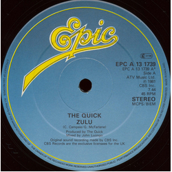 The Quick Zulu Vinyl 12" USED