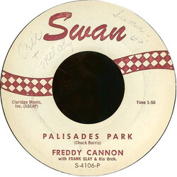 Freddy Cannon Palisades Park Vinyl 7" USED