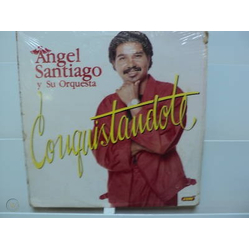 Angel Santiago y Su Orquesta Conquistandote Vinyl LP USED