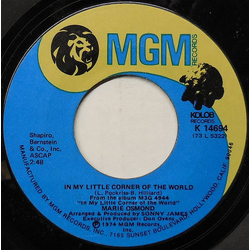 Marie Osmond In My Little Corner Of The World Vinyl 7" USED