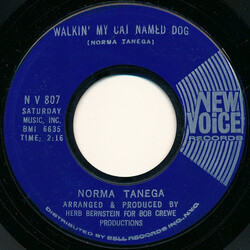 Norma Tanega Walkin' My Cat Named Dog Vinyl 7" USED