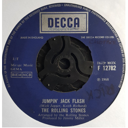The Rolling Stones Jumpin' Jack Flash Vinyl 7" USED