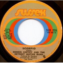 Dennis Coffey And The Detroit Guitar Band Scorpio Vinyl 7" USED