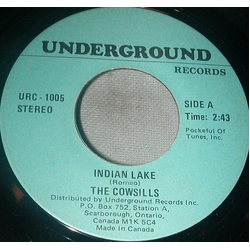 The Cowsills / Unit Four Plus Two Indian Lake / Concrete And Clay Vinyl 7" USED