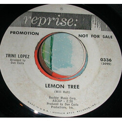 Trini Lopez Lemon Tree / Pretty Eyes Vinyl 7" USED
